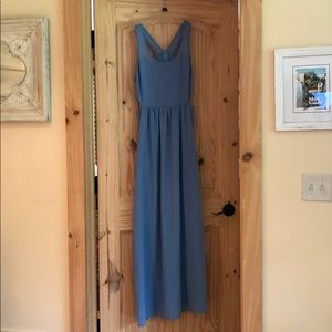 ModCloth periwinkle blue cutout maxi